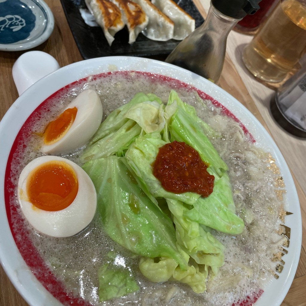 ユーザーが投稿した野菜タンタン麺の写真 - 実際訪問したユーザーが直接撮影して投稿した青木町ラーメン / つけ麺オカモト タンメン 横浜青木橋店の写真