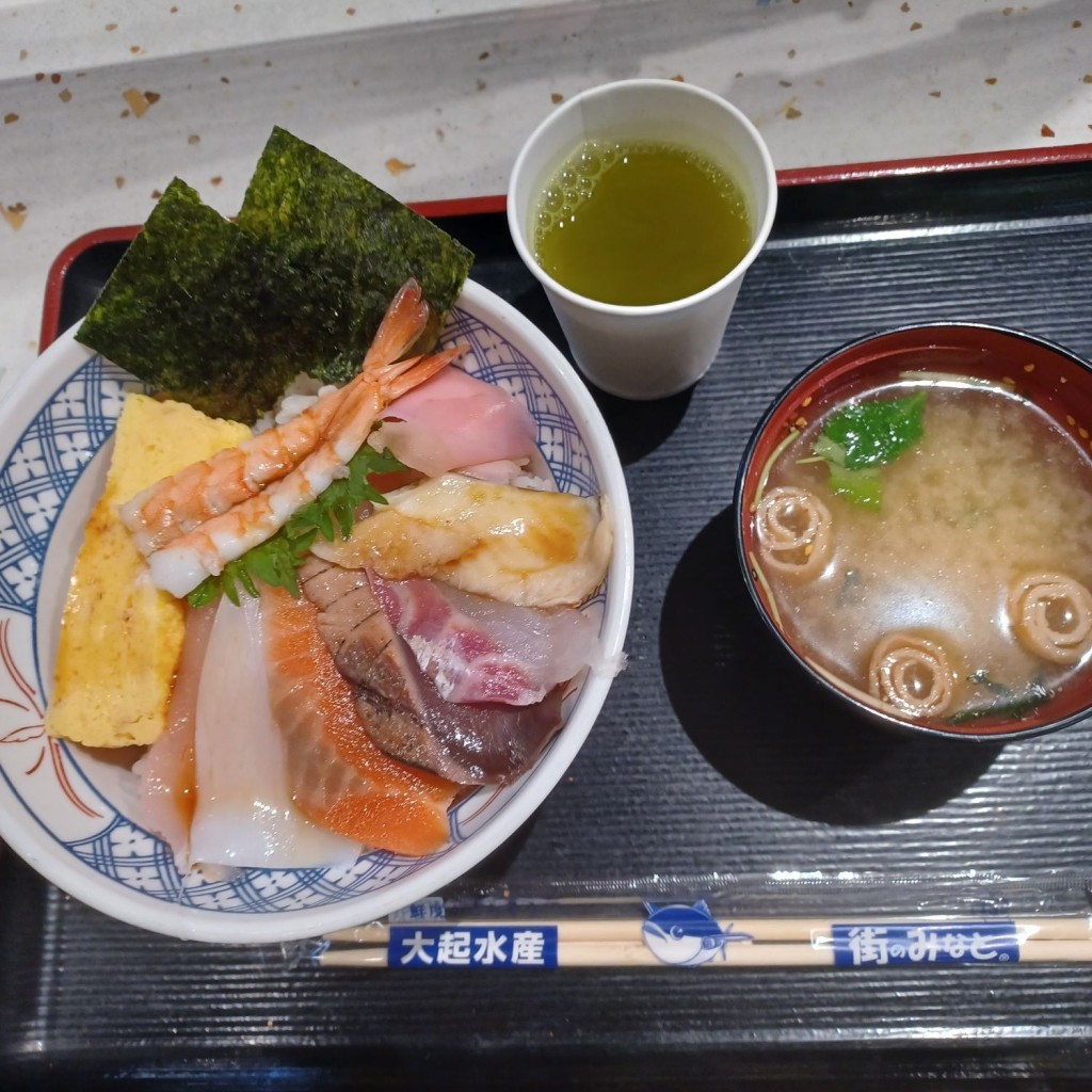 ユーザーが投稿した海鮮丼の写真 - 実際訪問したユーザーが直接撮影して投稿した西宿魚介 / 海鮮料理大起水産 街のみなと 箕面キューズモール店の写真