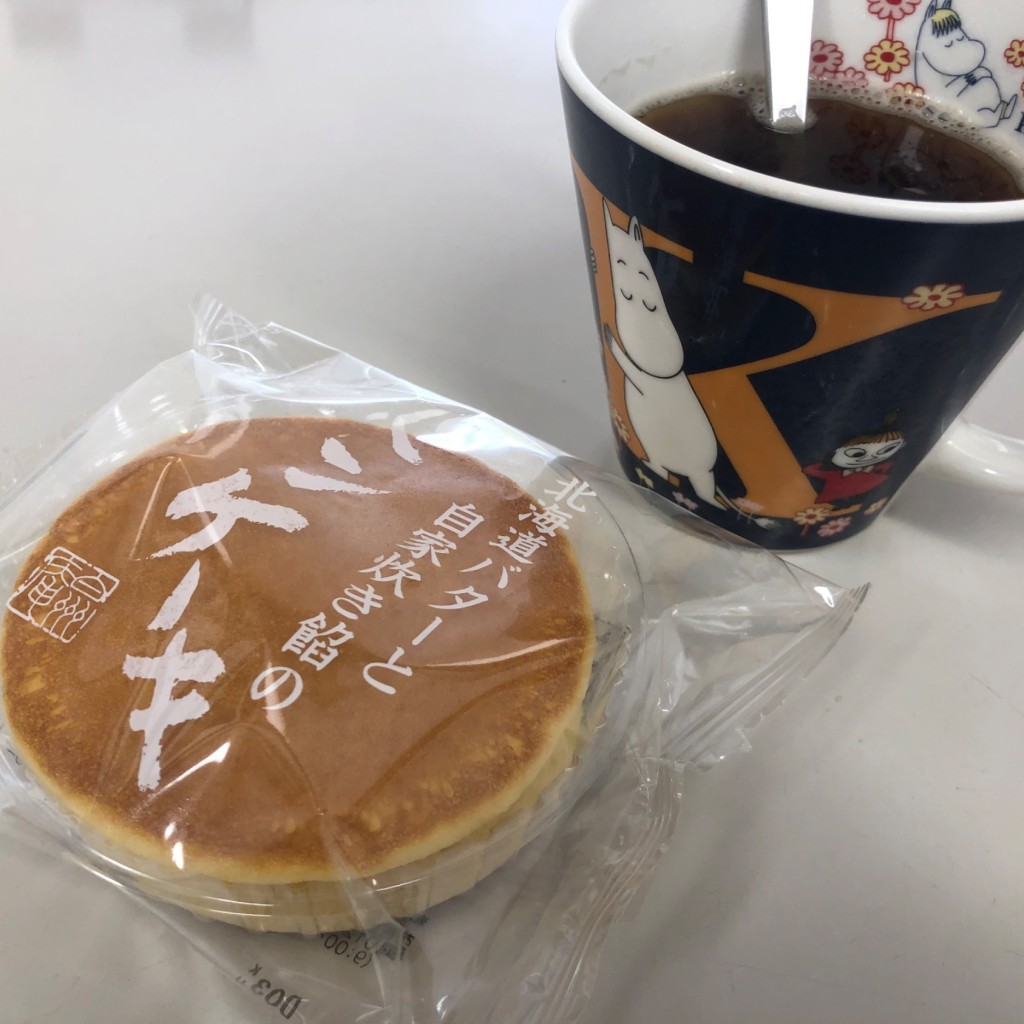 ユーザーが投稿した北海道バターと餡のパンケーキの写真 - 実際訪問したユーザーが直接撮影して投稿した半田スイーツシャトレーゼ 大阪狭山店の写真
