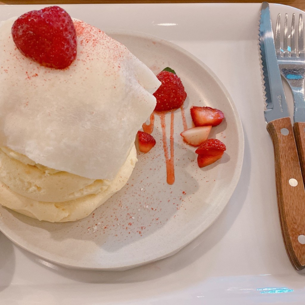 ユーザーが投稿したパンケーキの写真 - 実際訪問したユーザーが直接撮影して投稿した延広町カフェCafe&Bar MERCURYの写真