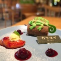 実際訪問したユーザーが直接撮影して投稿した日進町カフェこもれびカフェ Sweets & Cafe(カワスイ 川崎水族館 9F)の写真