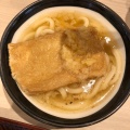 大判きつねうどん - 実際訪問したユーザーが直接撮影して投稿した白鳥町うどん伊吹や製麺 イオンモール豊川店の写真のメニュー情報