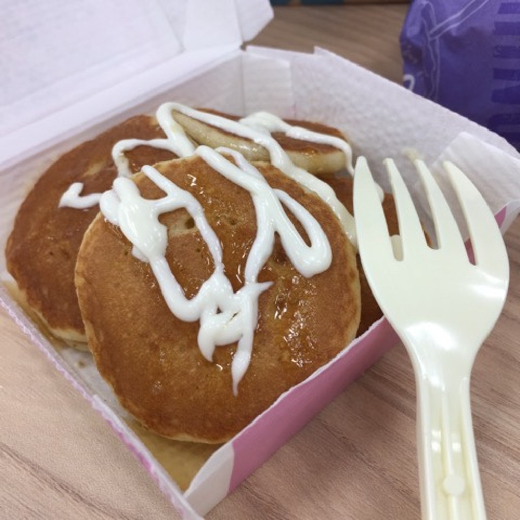 ユーザーが投稿したプチパンケーキの写真 - 実際訪問したユーザーが直接撮影して投稿した新宿ファーストフードマクドナルド JR新宿南口店の写真