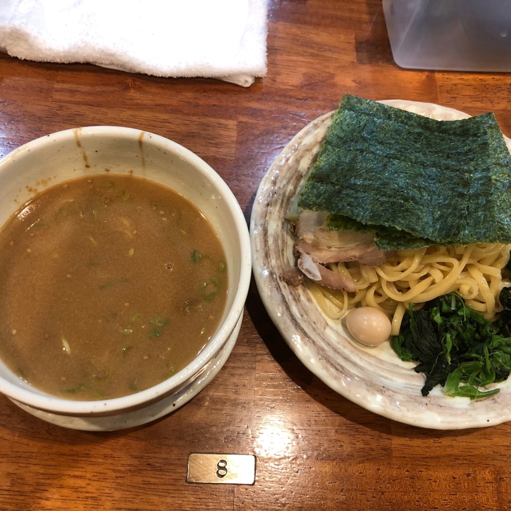 ユーザーが投稿した豚骨つけ麺の写真 - 実際訪問したユーザーが直接撮影して投稿した木場ラーメン専門店大黒家 木場店の写真