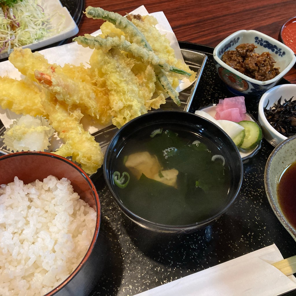ユーザーが投稿した天ぷら定食の写真 - 実際訪問したユーザーが直接撮影して投稿した扇町屋懐石料理 / 割烹割烹 みはらの写真