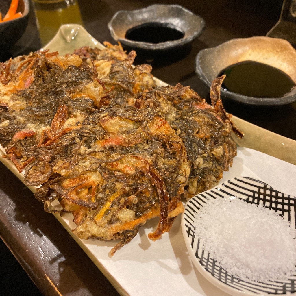 ユーザーが投稿したもずくの天ぷらの写真 - 実際訪問したユーザーが直接撮影して投稿した甲子園五番町沖縄料理味彩の写真