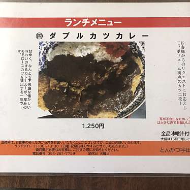 実際訪問したユーザーが直接撮影して投稿した中野新田定食屋とんかつ宇田川の写真