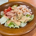 小エビのサラダ - 実際訪問したユーザーが直接撮影して投稿した岩沢イタリアンサイゼリヤ 飯能店の写真のメニュー情報