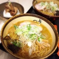 味噌ラーメン - 実際訪問したユーザーが直接撮影して投稿した西中野ラーメン専門店麺屋 つくし 三井アウトレット北陸小矢部店の写真のメニュー情報