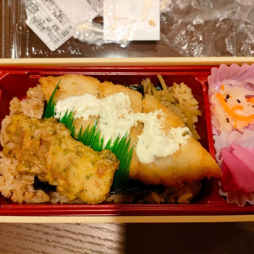 ユーザーが投稿した弁当 (博多いもっ子屋)の写真 - 実際訪問したユーザーが直接撮影して投稿した那珂からあげ唐十 レガネットららぽーと福岡店の写真