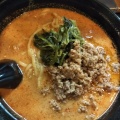 実際訪問したユーザーが直接撮影して投稿した戸塚町ラーメン / つけ麺地獄の担担麺 天竜 トツカーナモール店の写真