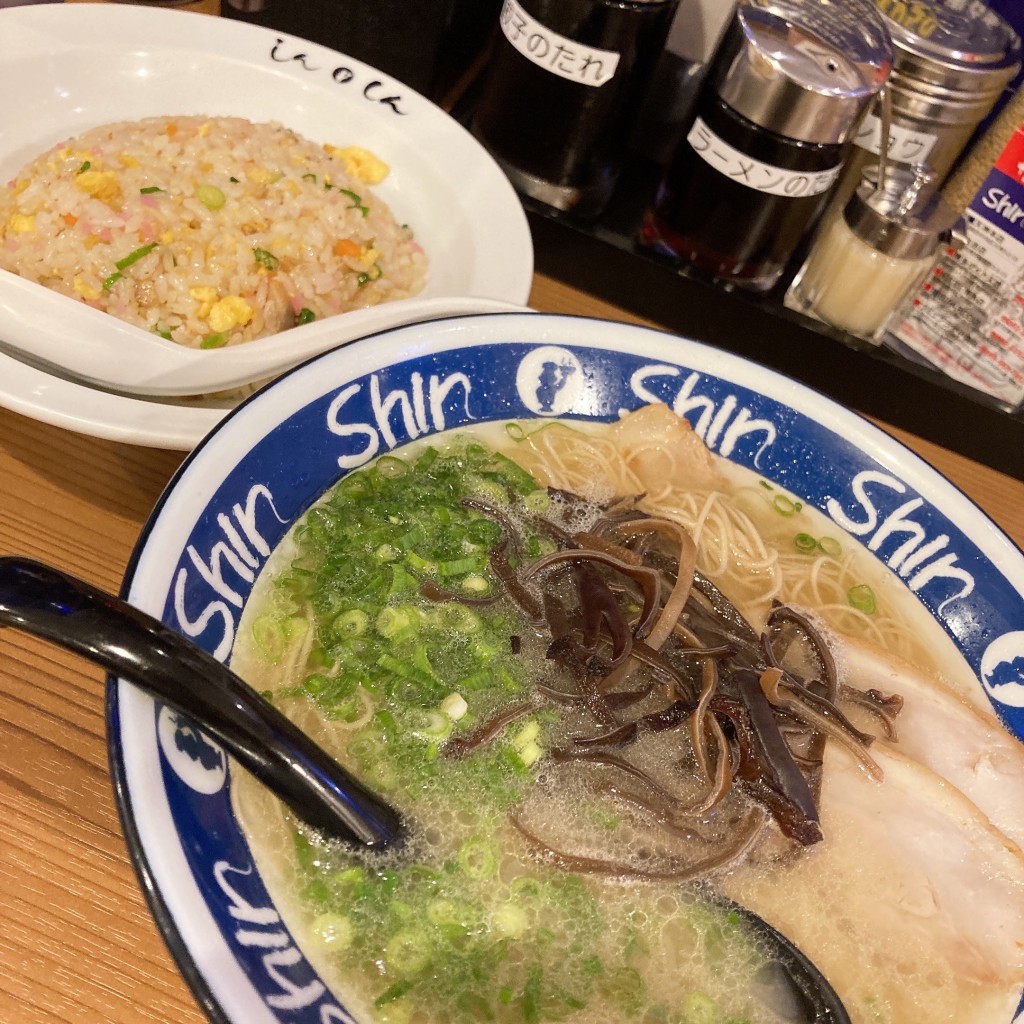 K41Oさんが投稿した天神ラーメン専門店のお店博多らーめん Shin-Shin 福岡PARCO店/ハカタラーメン シン シン フクオカパルコテンの写真