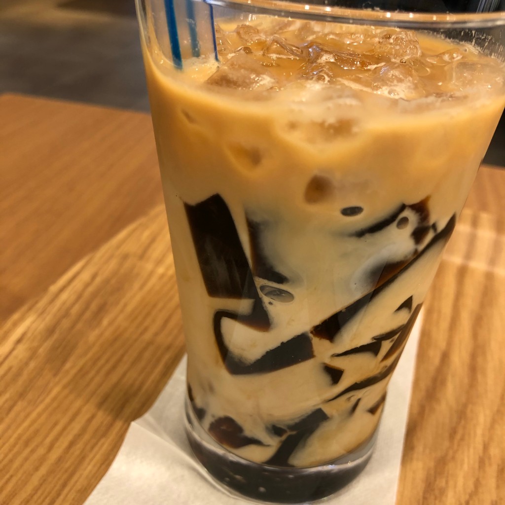 ユーザーが投稿したコーヒーゼリーラテの写真 - 実際訪問したユーザーが直接撮影して投稿した東川原カフェサンマルクカフェ 原尾島店の写真