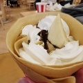 300円 バナナチョコクリーム - 実際訪問したユーザーが直接撮影して投稿した東長浜町クレープハッピークレープ MEGAドン・キホーテ柏崎店の写真のメニュー情報