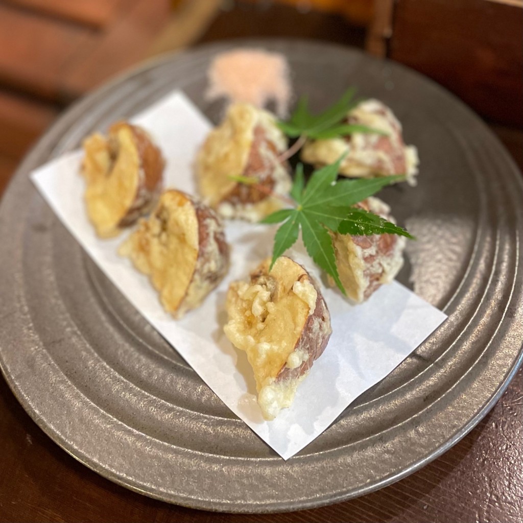 ユーザーが投稿したマッシュルーム天ぷらの写真 - 実際訪問したユーザーが直接撮影して投稿した高花その他飲食店旬菜 ととやの写真