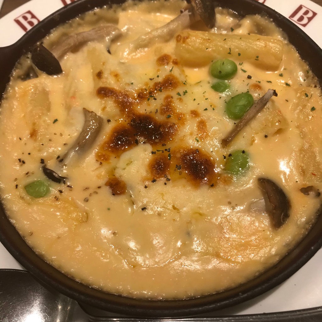 ユーザーが投稿したしめじ明太子のパスタドリアの写真 - 実際訪問したユーザーが直接撮影して投稿した南幸洋食バケット 横浜ジョイナス店の写真