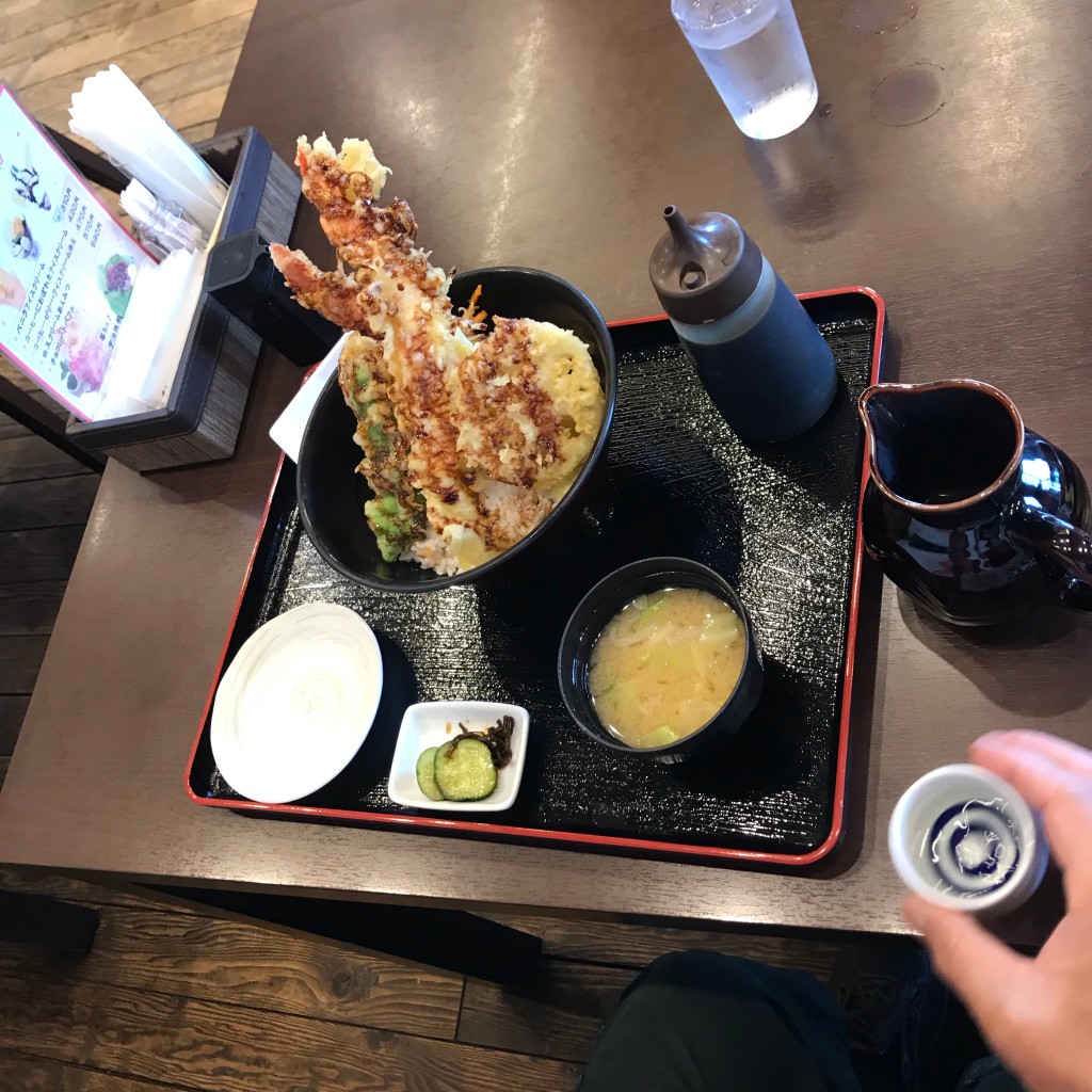 ユーザーが投稿した天丼[ランチ]の写真 - 実際訪問したユーザーが直接撮影して投稿した北金目和食 / 日本料理和風レストラン 憩の写真