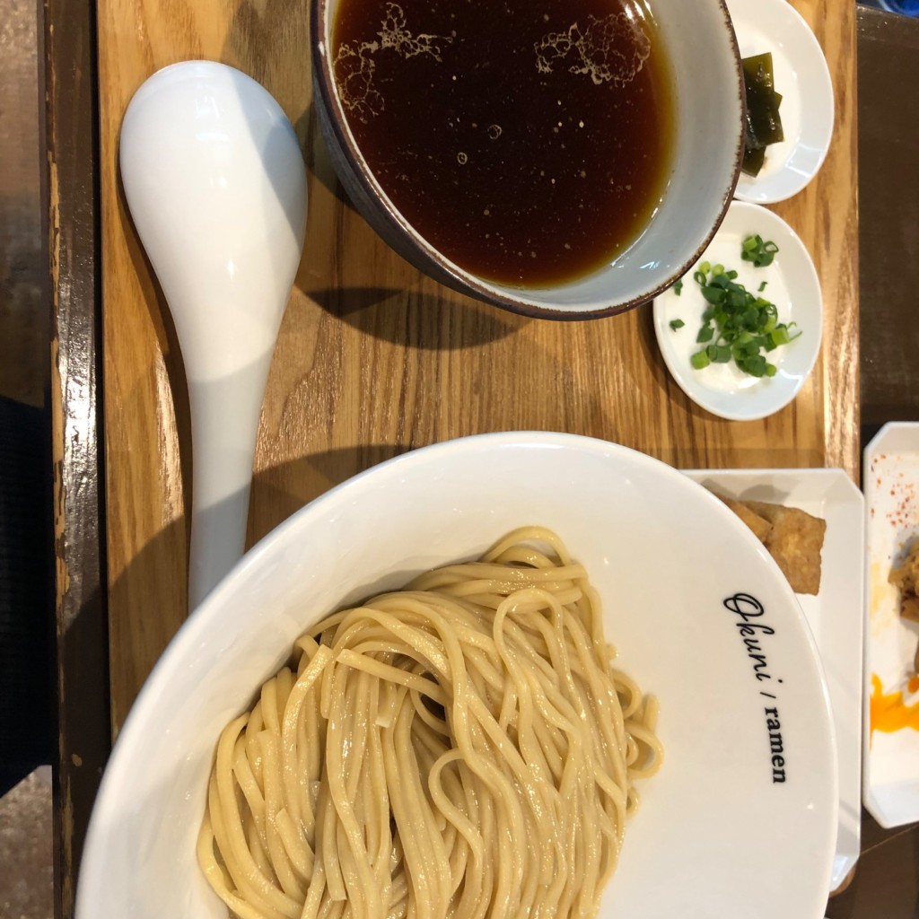 ユーザーが投稿したつけ麺 鶏 しょうゆの写真 - 実際訪問したユーザーが直接撮影して投稿した新富町ラーメン専門店おくにらーめんの写真