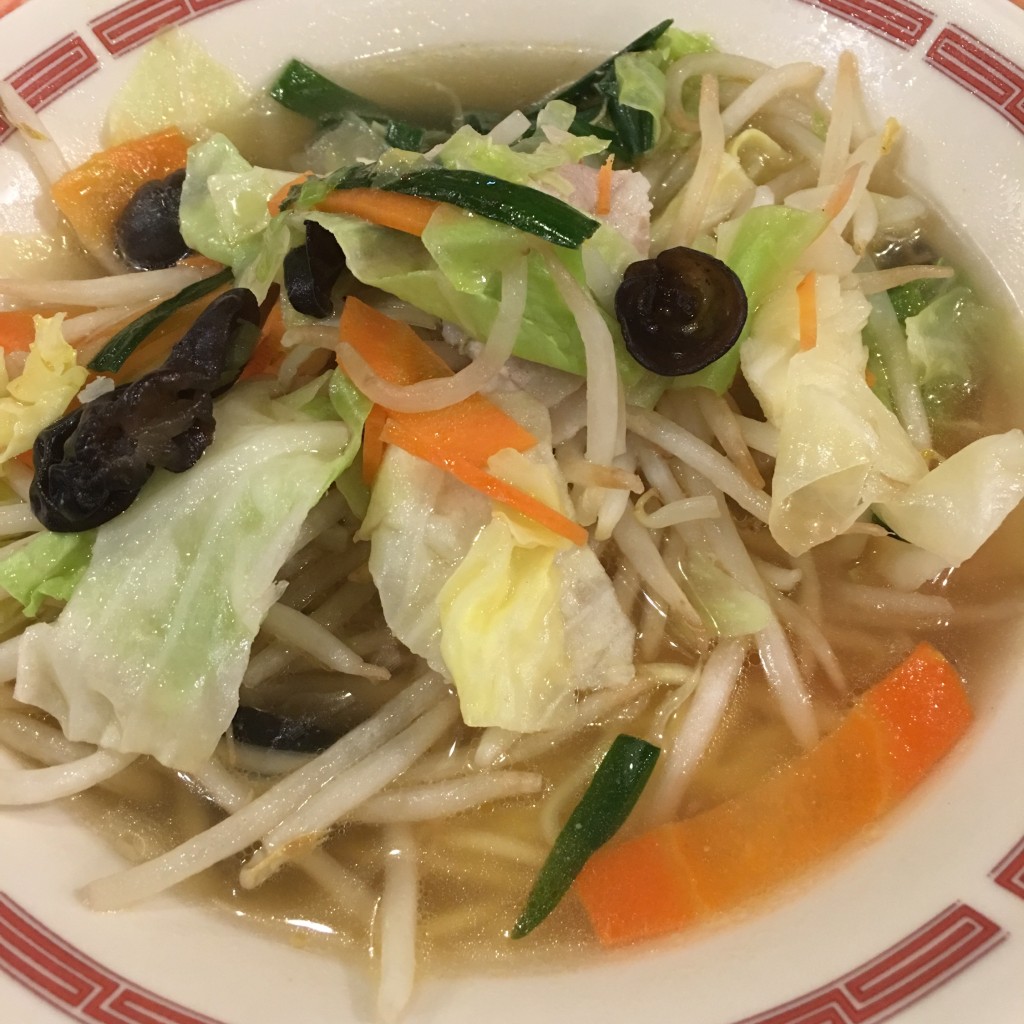 ユーザーが投稿した野菜タンメンの写真 - 実際訪問したユーザーが直接撮影して投稿した今泉中華料理バーミヤン 富士今泉店の写真