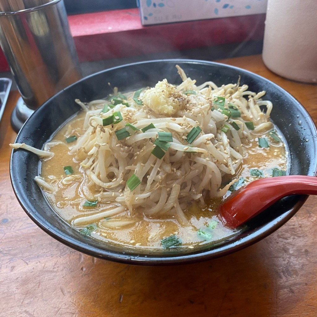 ユーザーが投稿した味噌ラーメンの写真 - 実際訪問したユーザーが直接撮影して投稿した鯨波ラーメン / つけ麺ガキ大将 柏崎店の写真