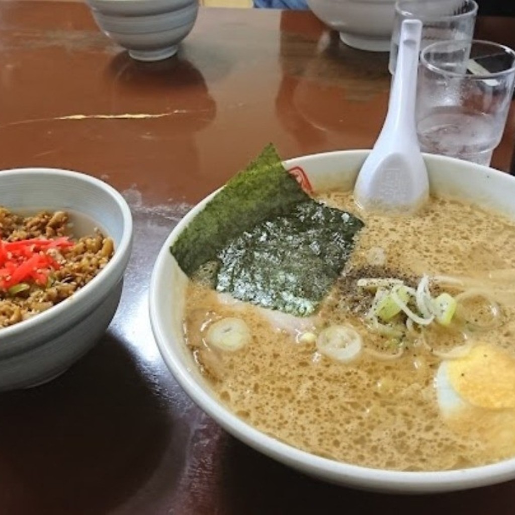 実際訪問したユーザーが直接撮影して投稿した西二条南ラーメン / つけ麺ラーメンだるまや 美唄店の写真