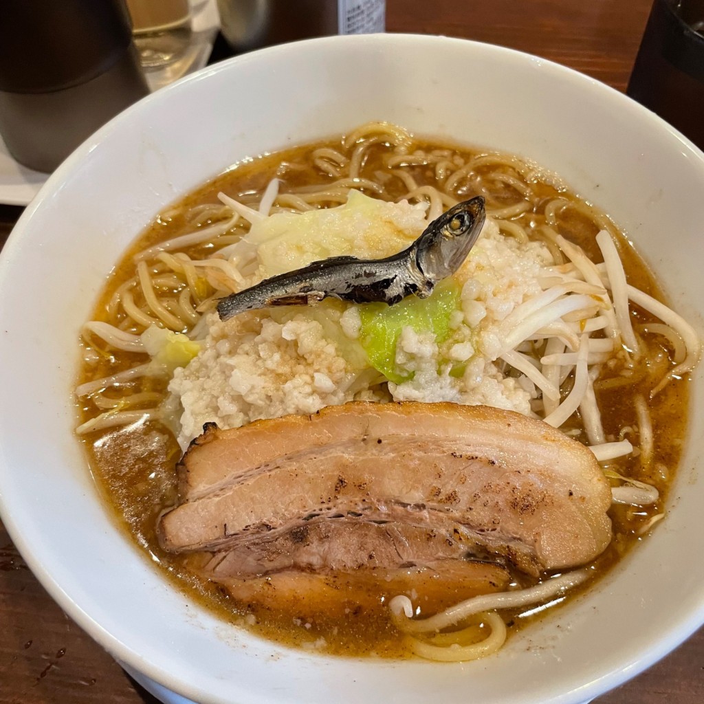 ユーザーが投稿したにぼしラーメンの写真 - 実際訪問したユーザーが直接撮影して投稿した西中島ラーメン専門店ラーメン坐 裕冬の写真