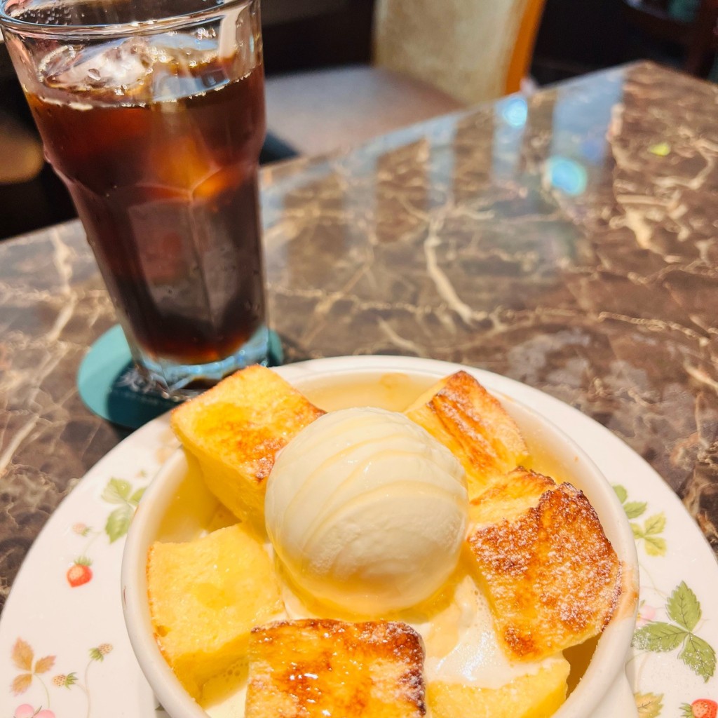 ユーザーが投稿したSフレンチトーストの写真 - 実際訪問したユーザーが直接撮影して投稿した角田町喫茶店カフェ英國屋 ホワイティ梅田の写真