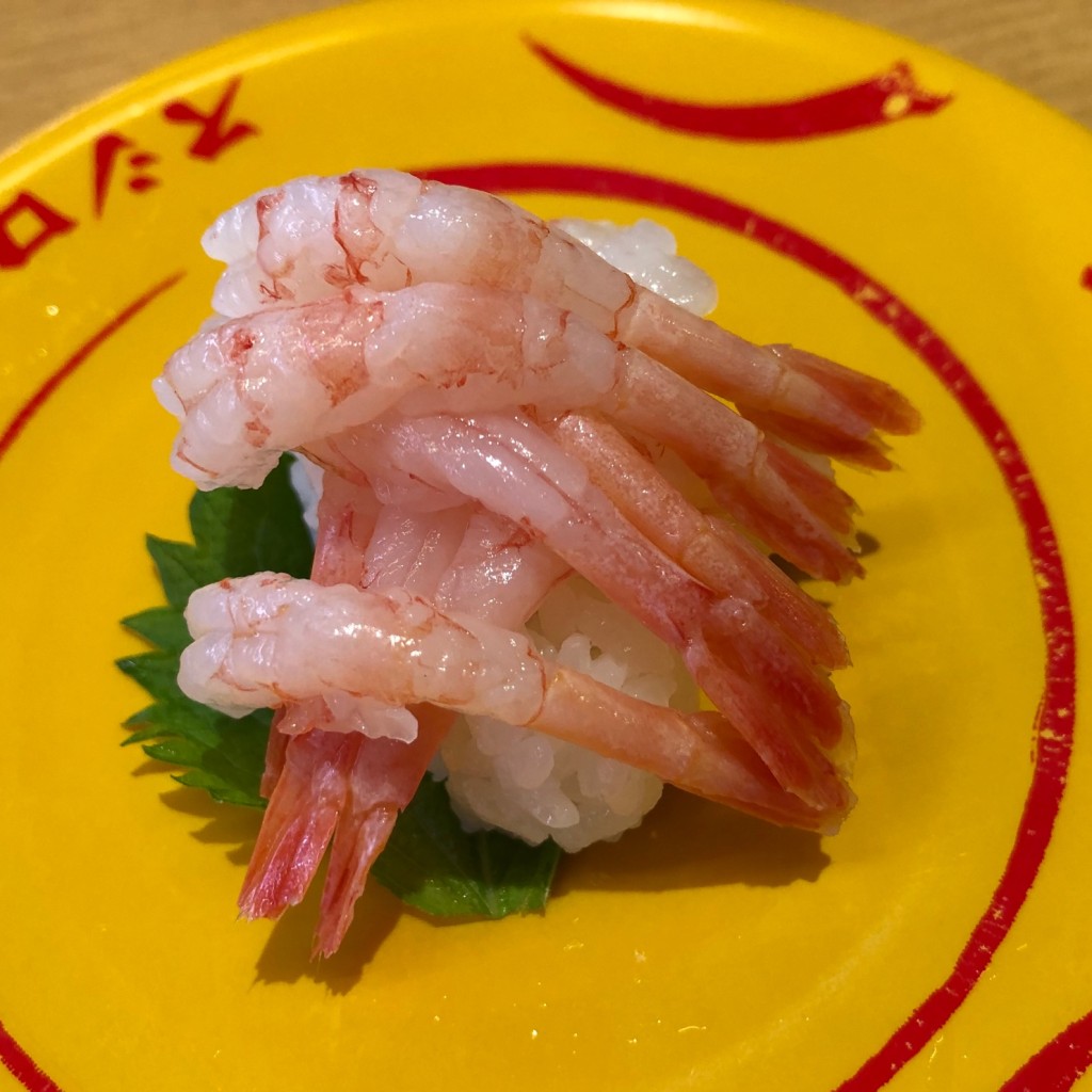ユーザーが投稿した100円皿の写真 - 実際訪問したユーザーが直接撮影して投稿した吉島回転寿司スシロー 魚津店の写真
