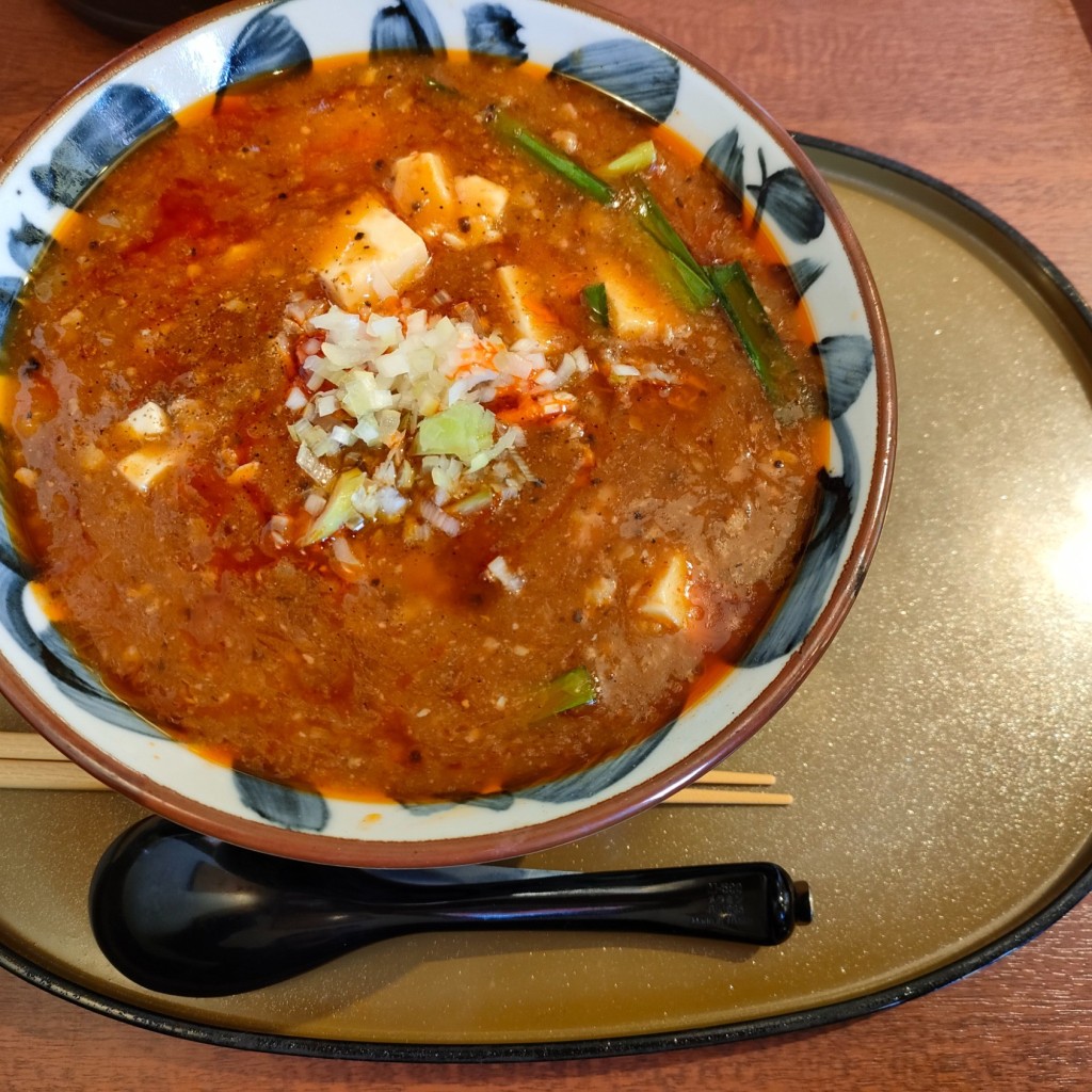 ユーザーが投稿した東京ラボ全とろ麻婆麺の写真 - 実際訪問したユーザーが直接撮影して投稿した南四日町ラーメン / つけ麺さんぽう亭 三条四日町店の写真
