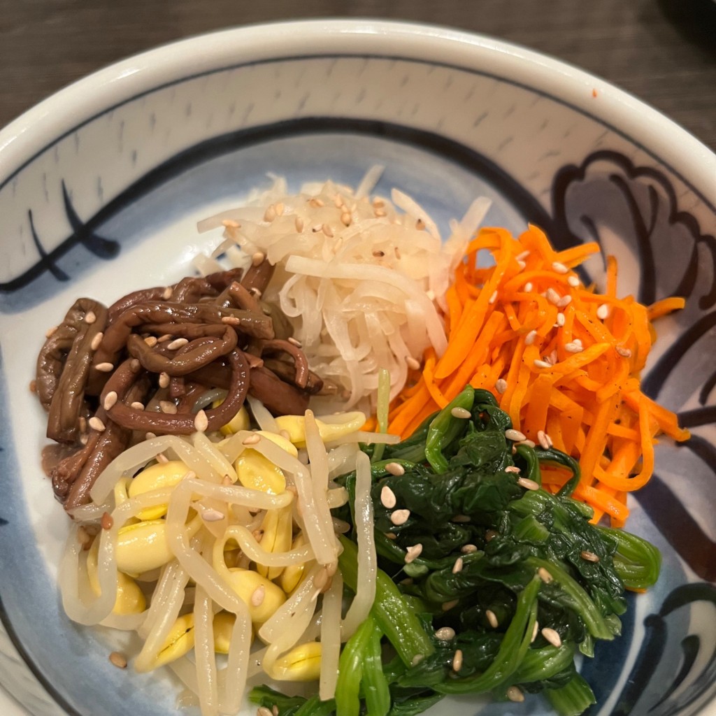 ユーザーが投稿したナムルの写真 - 実際訪問したユーザーが直接撮影して投稿した関屋昭和町韓国料理韓国料理 韓竜庭の写真