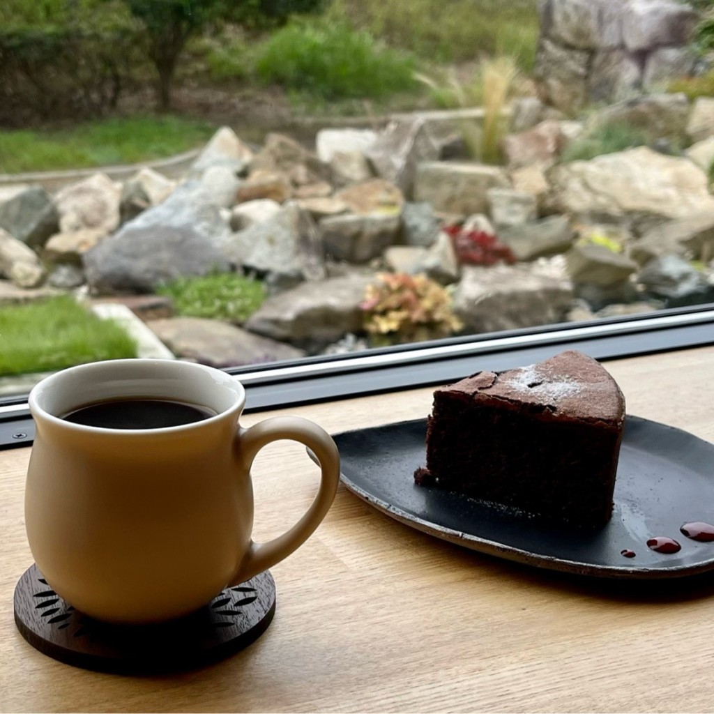 ユーザーが投稿したショコラケーキの写真 - 実際訪問したユーザーが直接撮影して投稿した湖北東尾上町カフェkohaku coffeeの写真