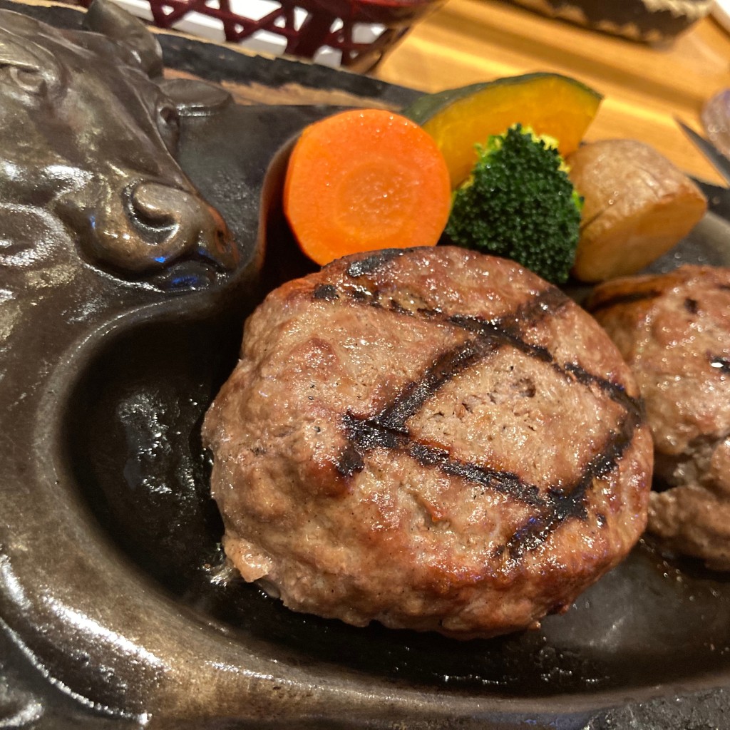 ユーザーが投稿したLunchげんこつHBの写真 - 実際訪問したユーザーが直接撮影して投稿した富塚町ハンバーグ炭火焼き さわやか 浜松富塚店の写真