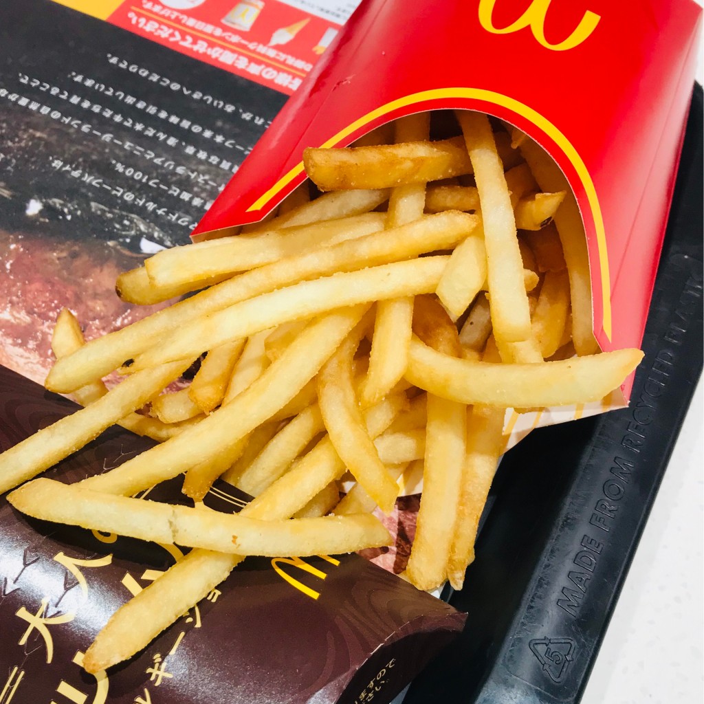 ユーザーが投稿したマックフライポテトの写真 - 実際訪問したユーザーが直接撮影して投稿した椿町ファーストフードマクドナルド 名古屋エスカ店の写真