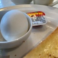 トースト&ゆで卵 - 実際訪問したユーザーが直接撮影して投稿した飯塚町ファミリーレストランガスト 高崎店の写真のメニュー情報