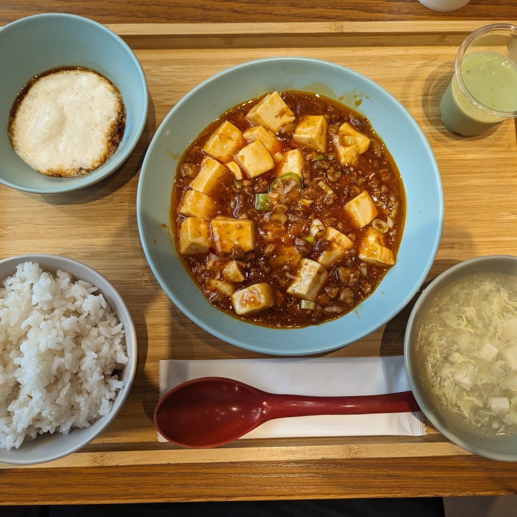 ユーザーが投稿した麻婆豆腐セットの写真 - 実際訪問したユーザーが直接撮影して投稿した伊勢佐木町台湾料理口福館の写真