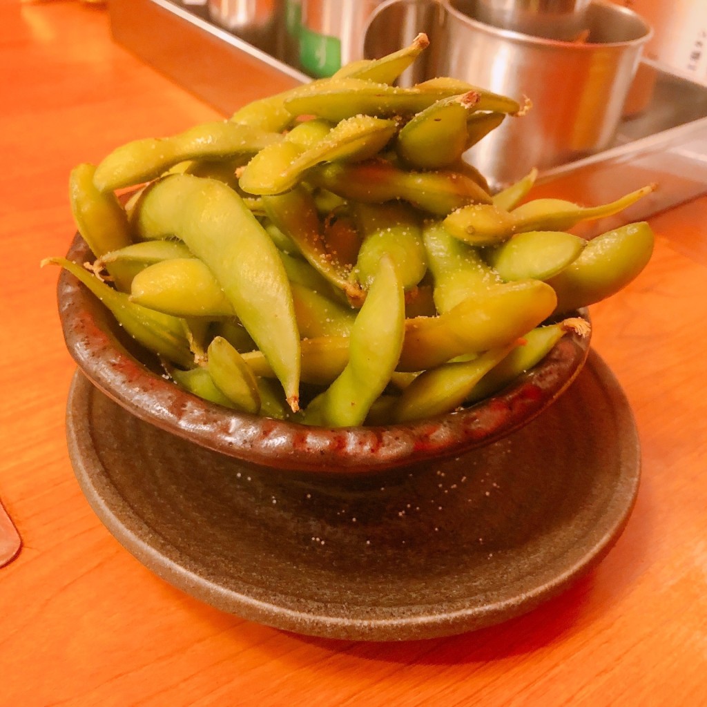 ユーザーが投稿した枝豆の写真 - 実際訪問したユーザーが直接撮影して投稿した上中もんじゃ焼きもんじゃ焼 山吉 香芝店の写真