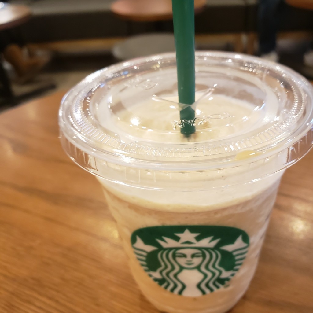 ユーザーが投稿したコーヒーフラペチーノの写真 - 実際訪問したユーザーが直接撮影して投稿した西大寺東町カフェスターバックスコーヒー 奈良西大寺駅前店の写真