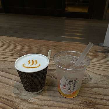 実際訪問したユーザーが直接撮影して投稿した石和町広瀬カフェ足湯カフェの写真