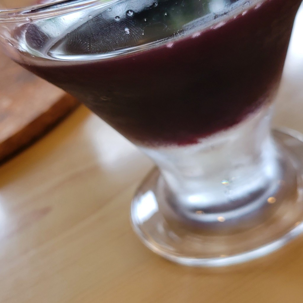 ユーザーが投稿したぶどうジュースの写真 - 実際訪問したユーザーが直接撮影して投稿した上神内川定食屋のんきばぁーばの写真