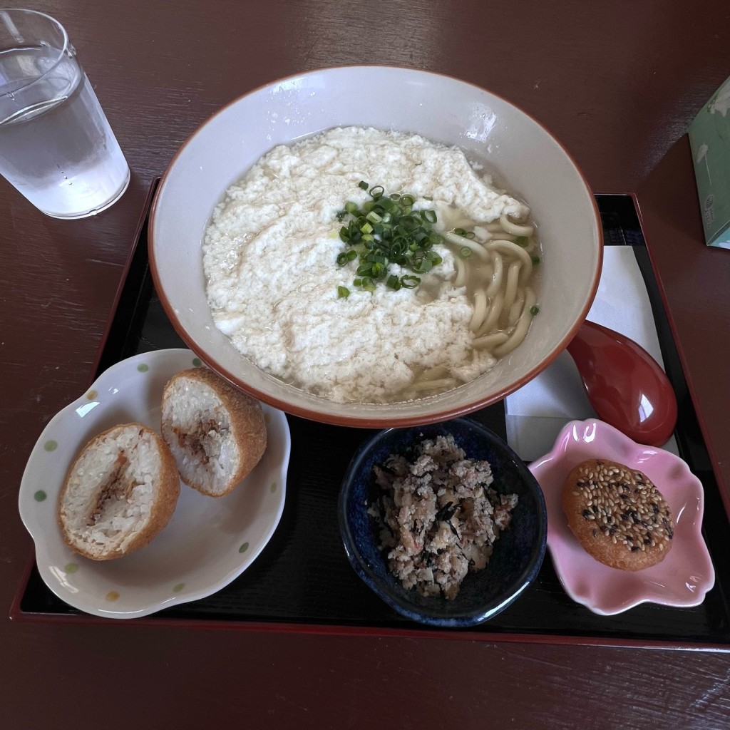 ユーザーが投稿したゆし豆腐定食の写真 - 実際訪問したユーザーが直接撮影して投稿した下地そば皆愛屋の写真