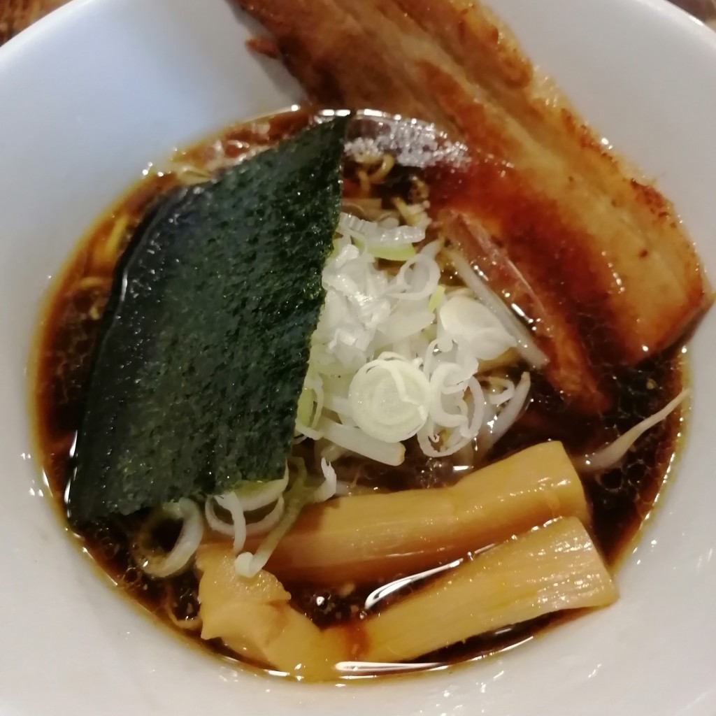 ユーザーが投稿した京介醤油ラーメンの写真 - 実際訪問したユーザーが直接撮影して投稿した赤羽西つけ麺専門店赤羽京介の写真