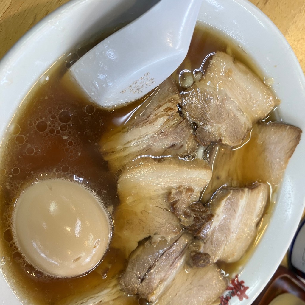 ユーザーが投稿した喜多方ラーメンチャーシューの写真 - 実際訪問したユーザーが直接撮影して投稿した飯寺北ラーメン専門店来夢 会津若松門田店の写真