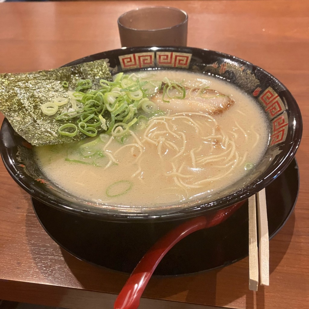 ユーザーが投稿した博多豚骨ラーメンの写真 - 実際訪問したユーザーが直接撮影して投稿した田県町ラーメン専門店豚骨ラーメン 有頂天の写真