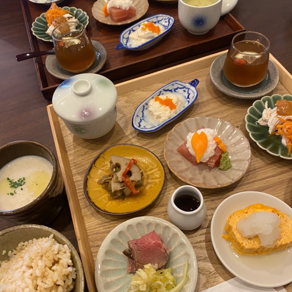 ユーザーが投稿した季節替わり豆皿膳の写真 - 実際訪問したユーザーが直接撮影して投稿した有松和カフェ / 甘味処を山茶寮の写真