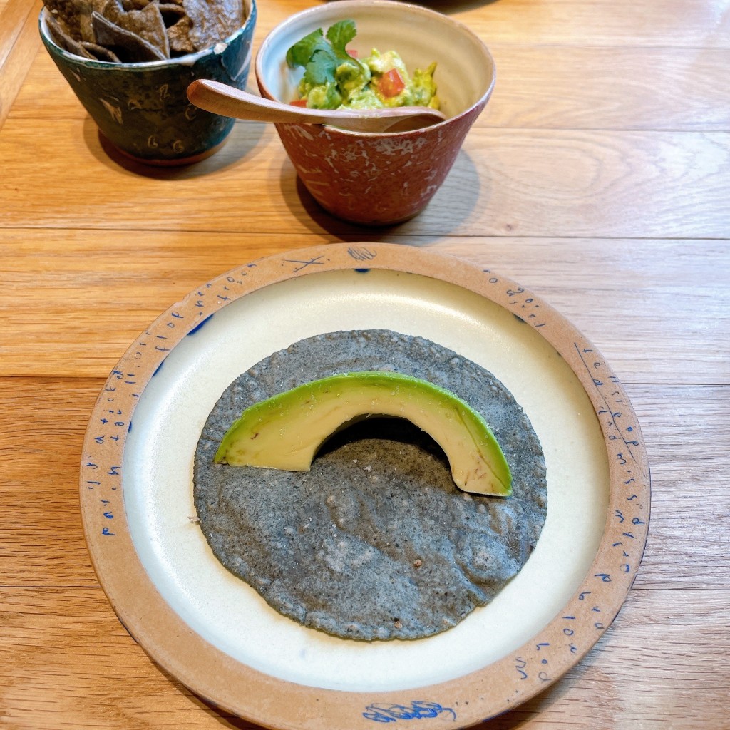 ユーザーが投稿したAguacate/アボガドタコスの写真 - 実際訪問したユーザーが直接撮影して投稿した上馬メキシコ料理LOS TACOS AZULESの写真