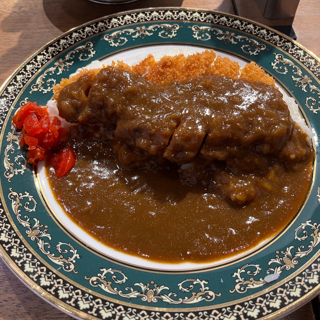 ユーザーが投稿したカツカレーの写真 - 実際訪問したユーザーが直接撮影して投稿した鳥羽喫茶店鳥羽一番街 喫茶 チェリーの写真