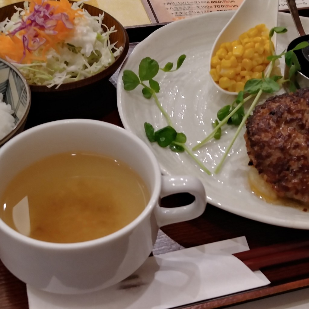 実際訪問したユーザーが直接撮影して投稿した田無町ハンバーグ肉汁ハンバーグ ITADAKI ASTA田無店の写真
