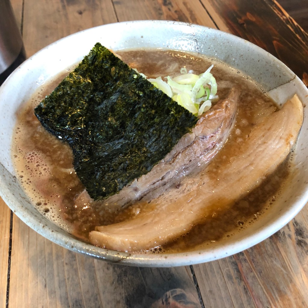 ユーザーが投稿した京介ラーメン(豚)の写真 - 実際訪問したユーザーが直接撮影して投稿した赤羽西つけ麺専門店赤羽京介の写真