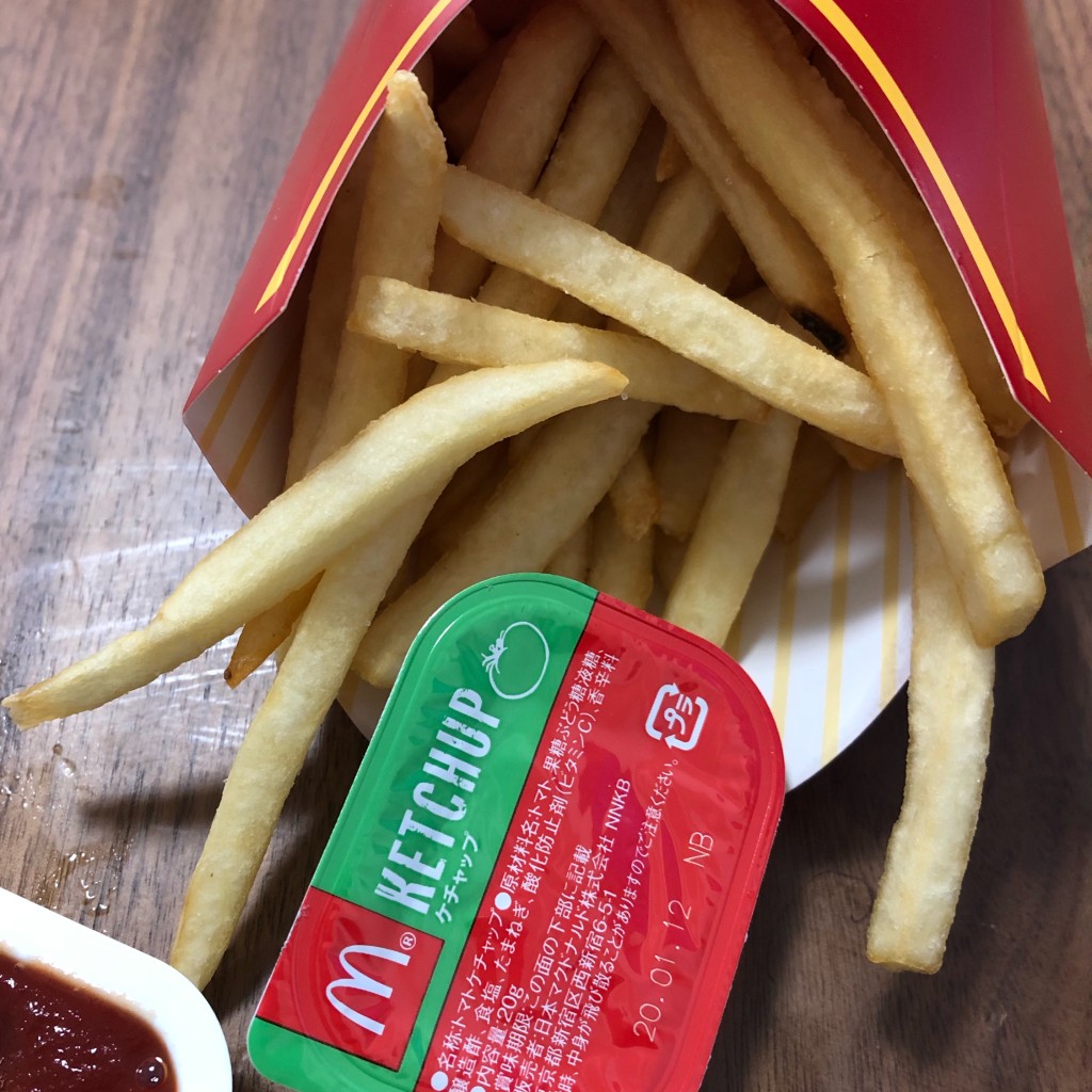 ユーザーが投稿したマックフライポテトの写真 - 実際訪問したユーザーが直接撮影して投稿した大山ファーストフードマクドナルド 宜野湾バイパス店の写真