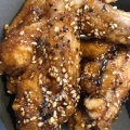 手羽唐甘辛醤油5本FriedChickenWings5 - 実際訪問したユーザーが直接撮影して投稿した南篠崎町焼鳥鳥金の写真のメニュー情報